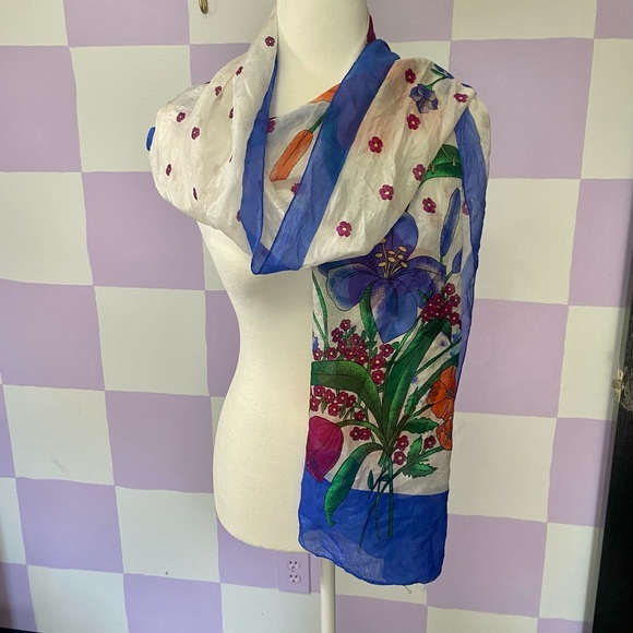 *3 for $12* Hand Painted Silk Scarf - Picture 6 of 11